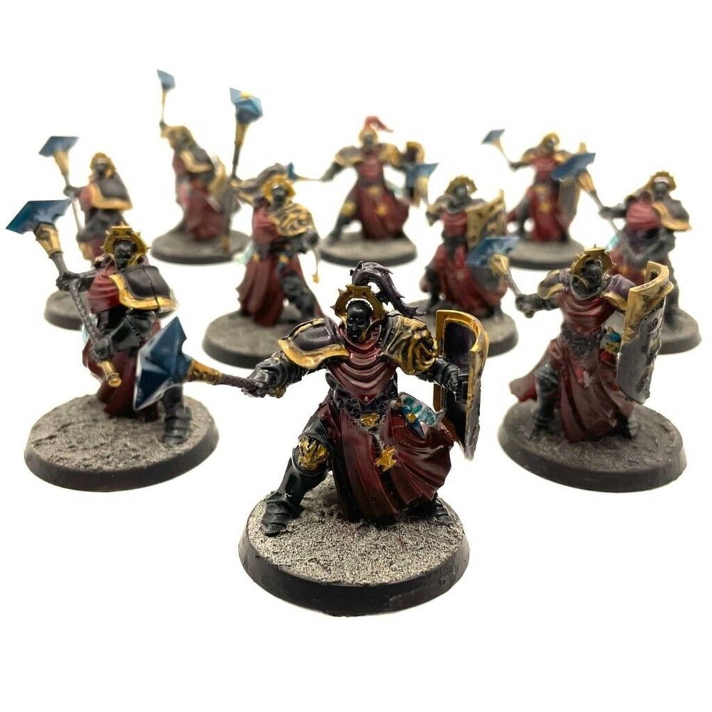 Games Workshop Stormcast Eternals Sequitors 10 Painted Miniatures Warforged